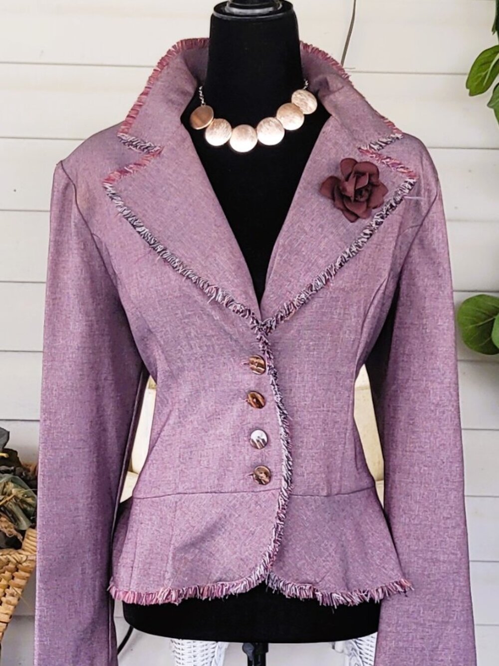 ALYN PAYNE OF NEW YORK FRINGE JACKET